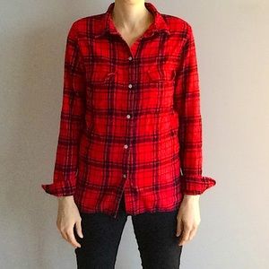 Sundry plaid top.